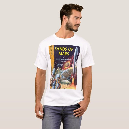 Sande von Mars, durch Arthur C. Clarke_Pulp Art T-Shirt (Vorne ganz)
