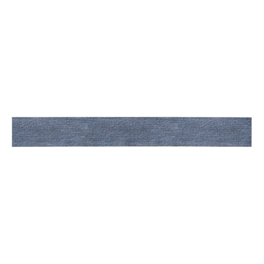 Sanded Blue Denim Ripsband (Vorderseite)