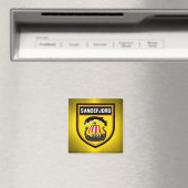 Sandefjord Flag Magnet (In Situ (Geschirrspüler))