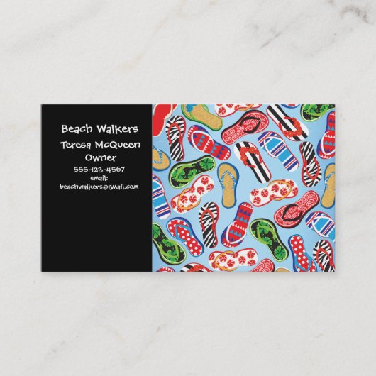 Sandelholz drehen Reinfall-Geschäfts-Karten um Visitenkarte (Vorderseite)