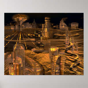 Sandelles Peak Print Poster