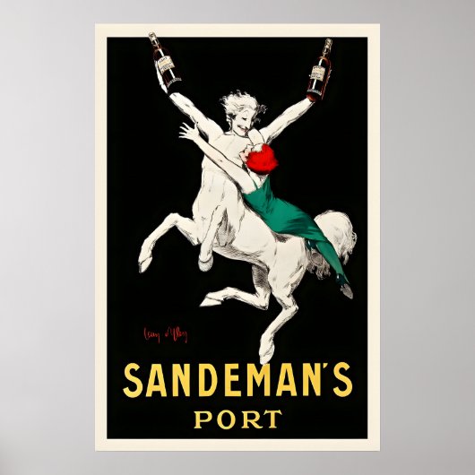 Sandeman's Port Food and Drink Vintage Poster (Vorne)