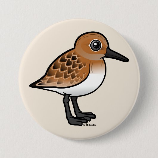 Sanderling Button (Vorderseite)