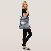 Sanderling Strollt a Winter Beach Tasche (Am Model)