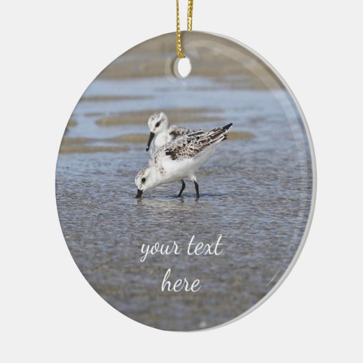 Sanderlings Keramik Ornament (Links)