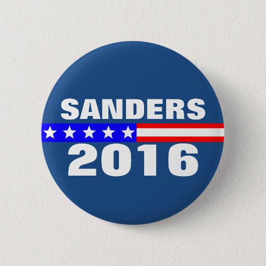 Sanders 2016 Presidential Election Campaign Button (Vorderseite)