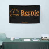 Sanders 2016 von den Menschen angetrieben Banner (Messeveranstaltung)