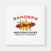 Sanders Construction Logo On Left Chest Magnet (Vorne)