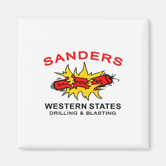 Sanders Construction Logo On Left Chest Magnet (Vorne)