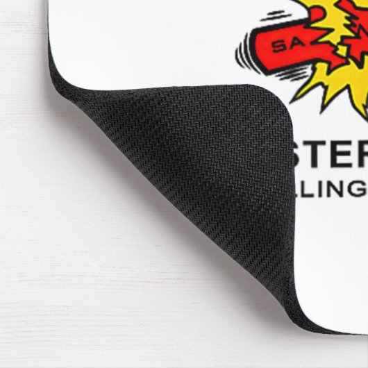 Sanders Construction Logo On Left Chest  Mousepad (Ecke)