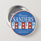 Sanders für den Präsidenten Button (Vorne & Hinten)