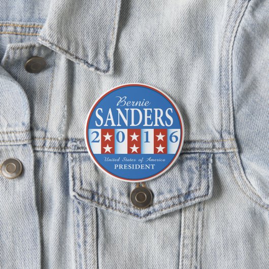 Sanders für den Präsidenten Button (Beispiel)