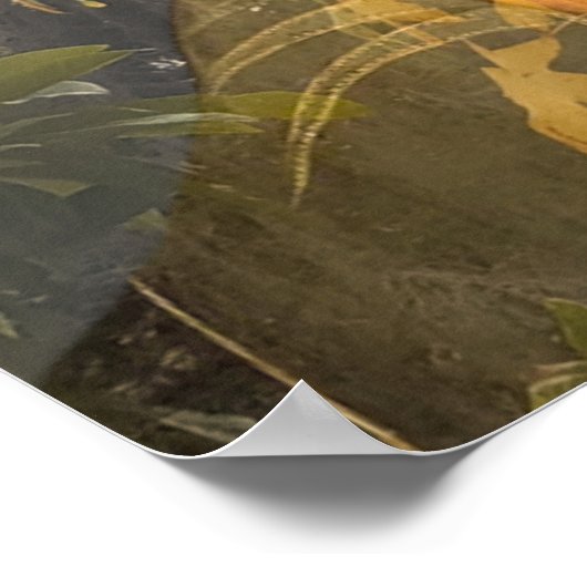 Sanders’ Porträt von William Shakespeare Poster (Ecke)