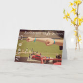 Sanderson High School Alive @ 25 Karte (Gelbe Blume)