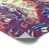 Sanderson Sisters Art Deco Print Poster (Ecke)