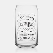 Sanderson Sisters Brewing Co Ber Can Glass Dosenglas (Vorderseite)
