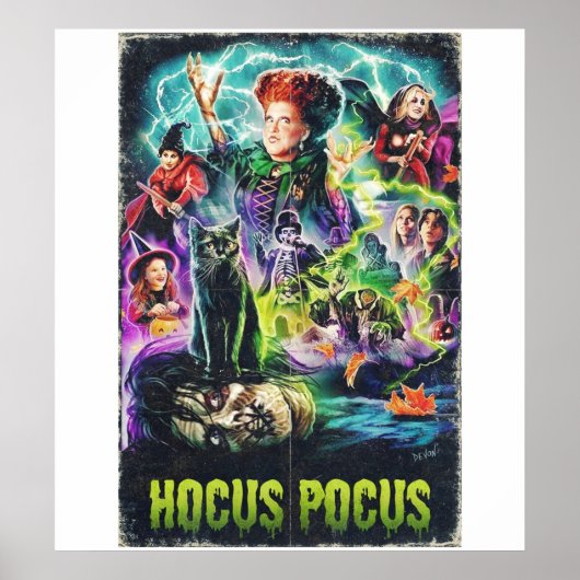 Sanderson Sisters Hocus Pocus Halloween Geschenk Poster (Vorne)