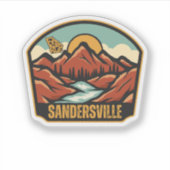 Sandersville, Georgien Aufkleber (Vorderseite)