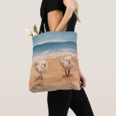 Sandfänger am Meeresufer Tote Bag Tasche (Von Nahem)