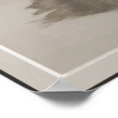 Sandfänger an der Küste Poster (Ecke)