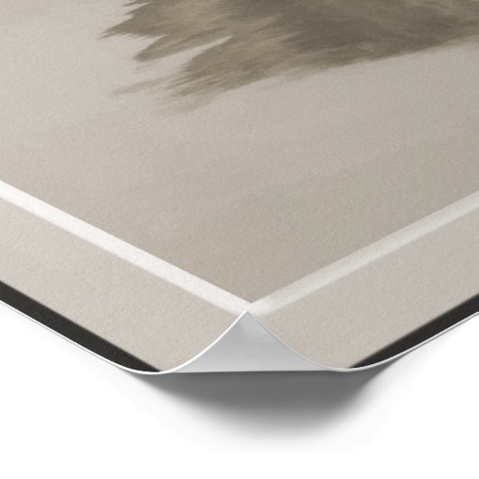 Sandfänger an der Küste Poster (Ecke)