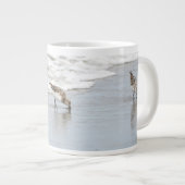 Sandfänger auf dem Beach Foto Spezialität Kaffee T Jumbo-Tasse (Vorderseite Rechts)
