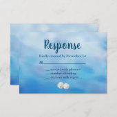 Sandfarbe Sandzehen UAWG und Dollar RSVP Karte (Vorne/Hinten)