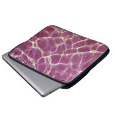 Sandfotografie unter Wasser Laptopschutzhülle (Vorne Knopf)