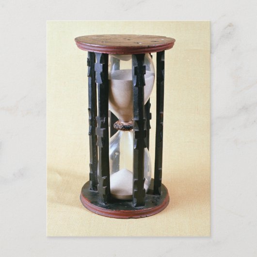 Sandglas, 17. Jahrhundert Postkarte (Vorderseite)