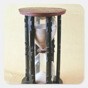 Sandglass, 17. Jahrhundert Quadratischer Aufkleber