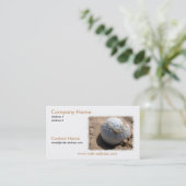 Sandgrube-Visitenkarte Visitenkarte (Stehend Vorderseite)