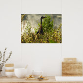 Sandhill Crane bei Moose Ponds in Grand Teton Poster (Küche)