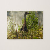 Sandhill Crane bei Moose Ponds in Grand Teton Puzzle (Horizontal)