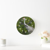 Sandhill Crane Bird Foto Runde Wanduhr (Zuhause)