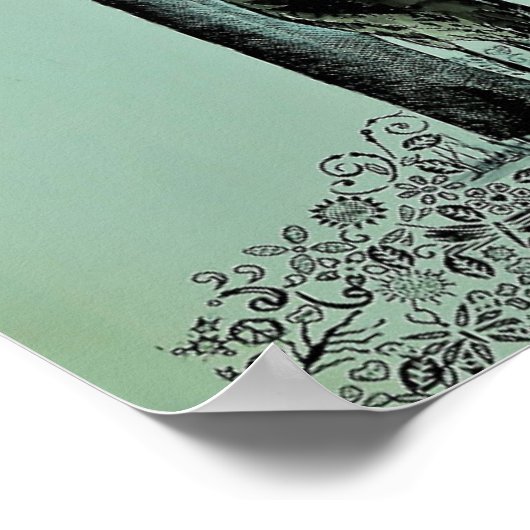 Sandhill Crane Crossing Poster (Ecke)