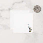 Sandhill Crane Foto Flat Note Card Mitteilungskarte (Vorderseite/Rückseite Beispiel)