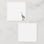 Sandhill Crane Foto Flat Note Card Mitteilungskarte (Vorne/Hinten)