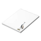 Sandhill Crane Foto Notepad Notizblock (Rotiert)
