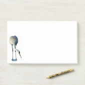 Sandhill Crane Foto Stationery 10x6 Hinweise Post-it Klebezettel (Auf Schreibtisch)