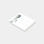 Sandhill Crane Foto Stationery 4x3 Postit Notes Post-it Klebezettel (angewinkelt)