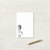 Sandhill Crane Foto Stationery 4x6 Nachhinweise Post-it Klebezettel (Auf Schreibtisch)