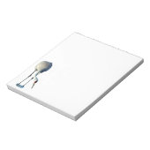 Sandhill Crane Foto Stationery Notepad Notizblock (Rotiert)