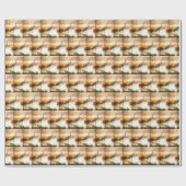 Sandhill Crane in einem Sumpf Geschenkpapier (Flach)