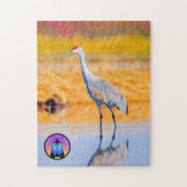 Sandhill Crane Jigsaw Puzzle (Vertikal)