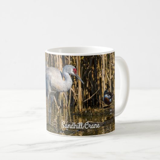 Sandhill Crane Kaffeetasse (VorderseiteRechts)