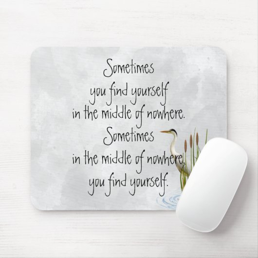 Sandhill Crane mit Angebot Mousepad (Mit Mouse)