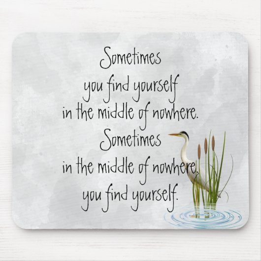 Sandhill Crane mit Angebot Mousepad (Vorne)