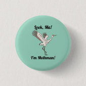 Sandhill Crane Mothman-Taste Button (Vorderseite)