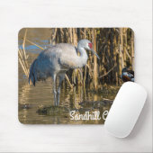Sandhill Crane Mousepad (Mit Mouse)
