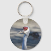 Sandhill Crane Schlüsselanhänger (Vorderseite)